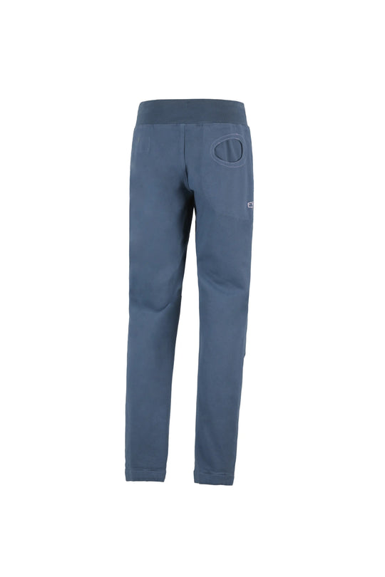 Flat ghost mannequin images of ONDA ROCK climbing trousers, back views showing fit and design details